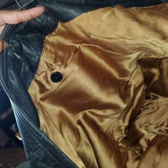 Clout Related Clothes Ladies Leather Coat Size Small - Picture 14 of 16